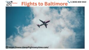 Read more about the article Flights to Baltimore: Your Entryway to Charm City