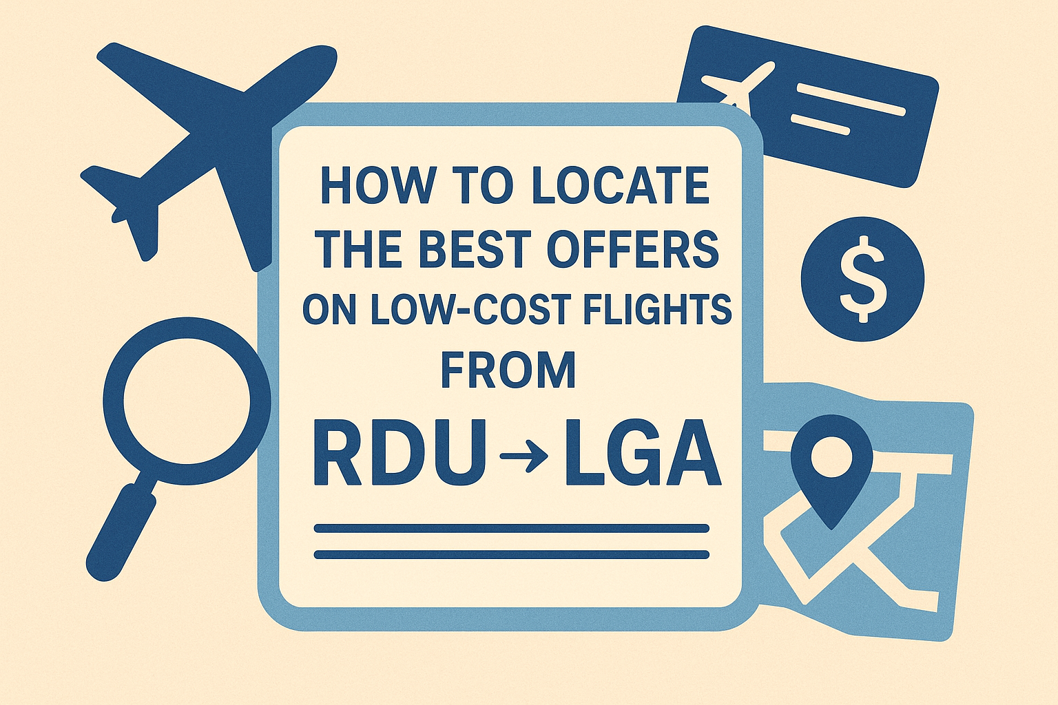Read more about the article How to Locate the Best Offers on Low-Cost Flights from RDU to LGA